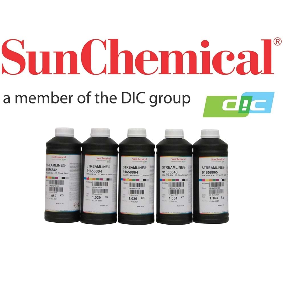 Sun Chemical 904 Led Uv Mürekkep 1000ML