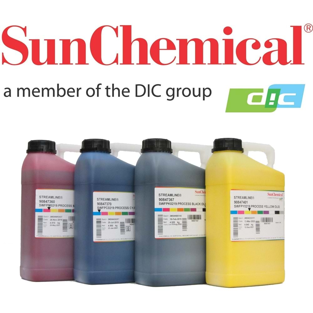 Sun Chemical 219 Solvent Mürekkep Black 5000ML