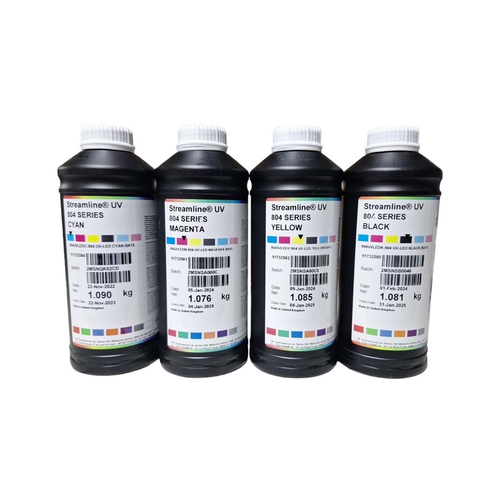 Sun Chemical 804 Led Uv White Mürekkep 1000ML