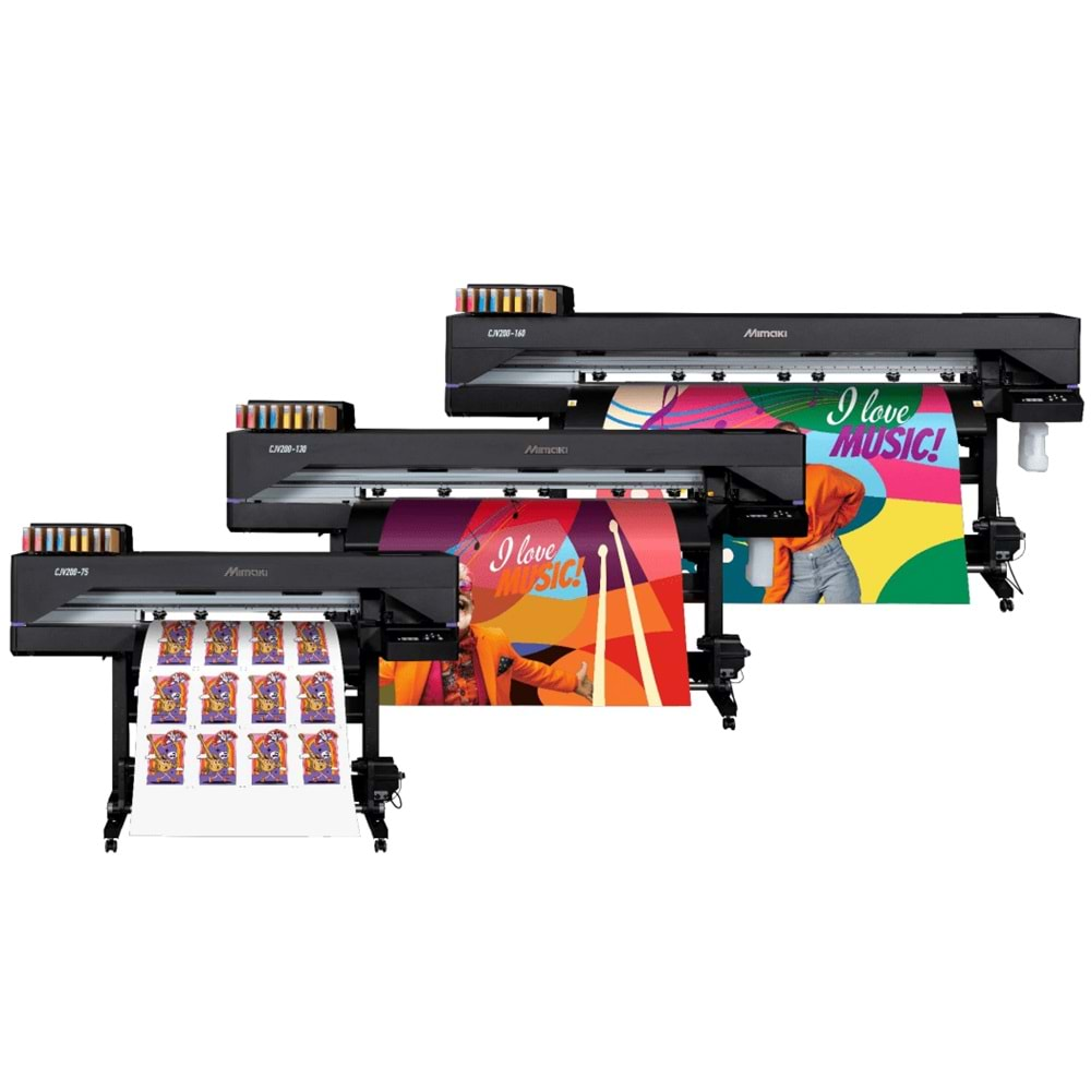 Mimaki CJV200-130 Eco Solvent Bas-Kes Dijital Baskı Makinesi