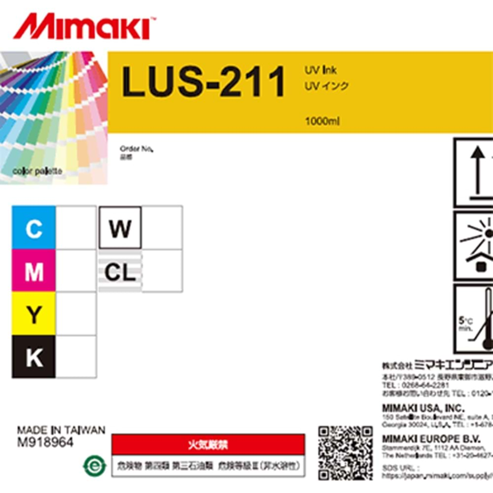 Mimaki UV Ink LUS-211 1L Bottle Clear