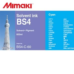 Mimaki BS4 Ink 600ml Pack