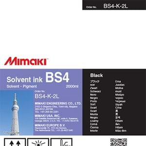 Mimaki BS4 Mürekkep 2000ml Pack Black
