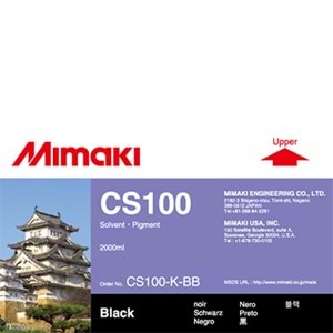 Mimaki CS100 Ink 2000ml Bottle Black