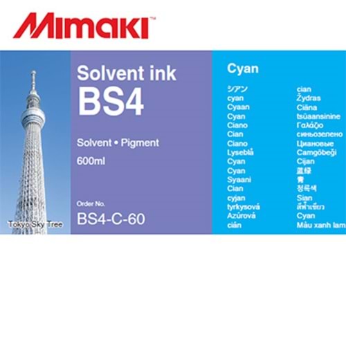 Mimaki BS4 Ink 600ml Pack