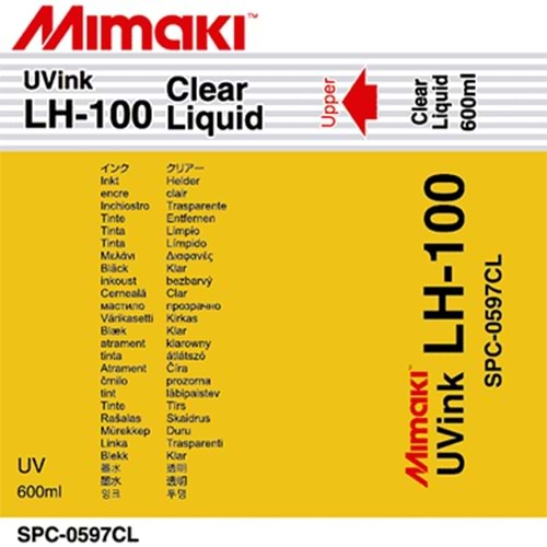 Mimaki LH-100 UV Ink 600ML Pack (CL)